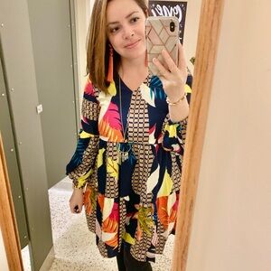 Multicolor dress in small